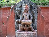 41 Kathmandu Gokarna Mahadev Temple Brindi Bhairab Statue 